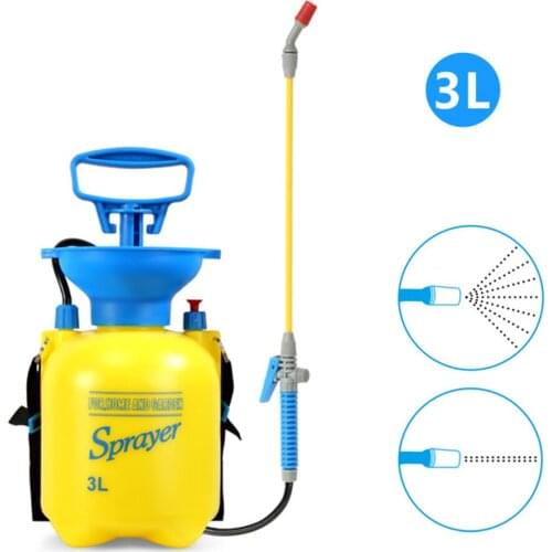 3L Pressure Sprayer Bottle Garden Sprayer with Shoulder Strap Outdoor Plant Flower Watering Spray Tools Brand New Gardening Tool