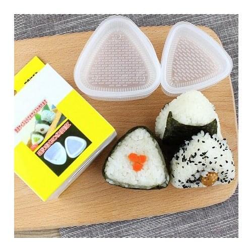 4PCS/Set DIY Sushi Mold Onigiri Rice Ball Food Press Triangular Sushi Maker Mold Sushi Kit Japanese Kitchen Accessories