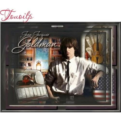 5d diamond embroidery 5d jean-jacques goldman diamond painting full diamond mosaic picture of rhinestones cross-stitch kits arts