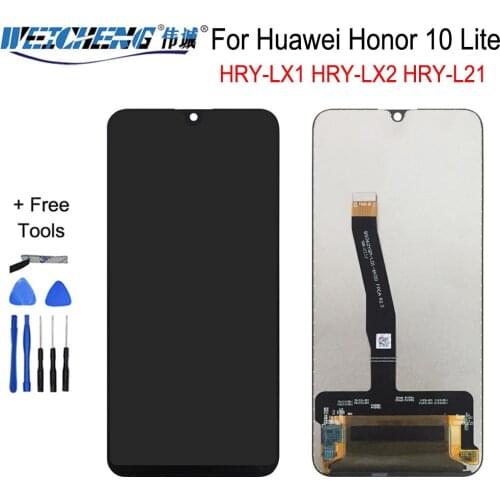 6.21inch LCD For huawei Honor 10i / 20i HRY-LX1T LCD Display+Touch Screen Digitizer Assembly For Honor 10 Lite Lcd Replace+Frame