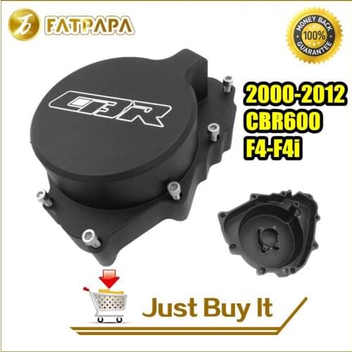 Free shipping new style motorcycle Aluminum Chrome Stator Engine Cover Fit for HONDA CBR 600 F4 99-00 F4i 01 02 03 04-12 BLACK