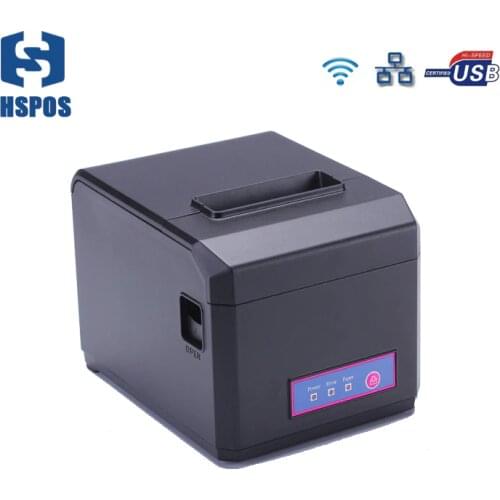 Fast 300mm/s printing Wifi LAN USB Bluetooth POS 80mm Thermal Receipt Printer with Auto Cutter Support Android Windows Printing