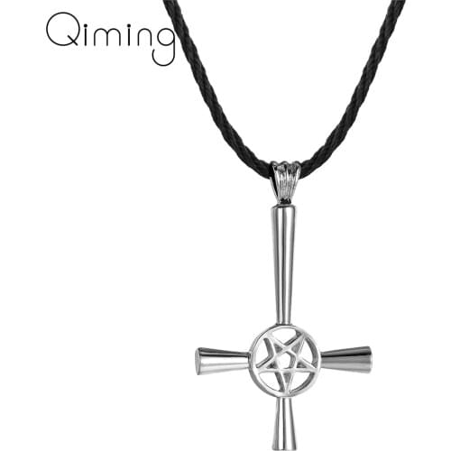 Star Of David Pentagram Cross Necklace For Women Men Wicca Amulet Christian Ireland Jesus Pendant Necklace Party Gift