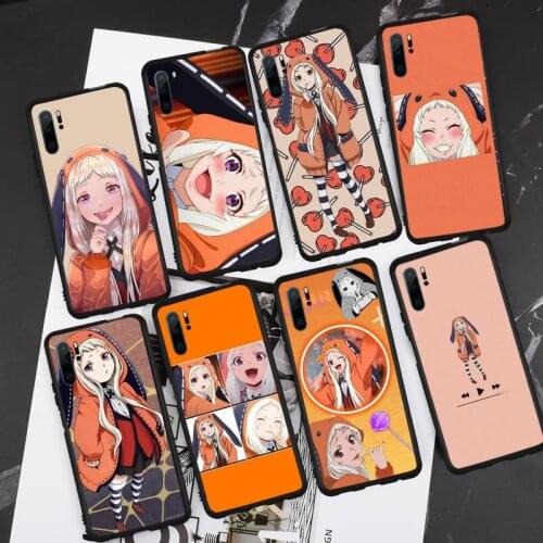 Crazy Excitement anime Kakegurui Runa Phone Case For Huawei honor Mate P 9 10 20 30 40 Pro 10i 7 8 a x Lite nova 5t