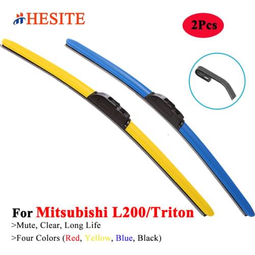 HESITE Colorful Wiper Blades For Mitsubishi Verada GTV 2000 2001 2002 2004 2005 Triton Adventure X GLX GLS 2019 2020 2021 Models