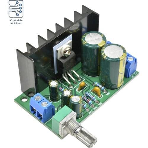 DC 12-24V 5W-120W TDA2050 Mono Audio Amplifier Board Sound Speaker Board with Potentiometer Volume Control Car Player