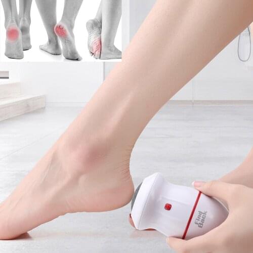 Electric Foot File Callus Grinder Dead Skin Remover Feet Pedicure Tools Care Grinding Exfoliate Machine 2 Head Women Men