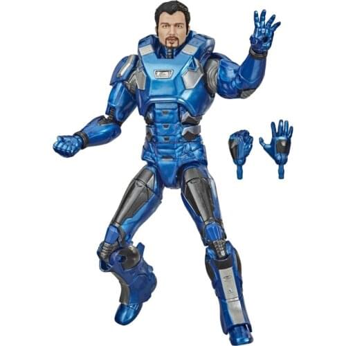 ML Legends Joe Fixit Wave Iron-Man Blue Armor Tony Stark Head 6" Loose Action Figure