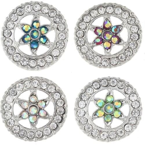 JaynaLee 18-20mm Metal Ginger Snap Button Fit Ginger Snaps Bracelets Jewelry for women men gifts GJS4849