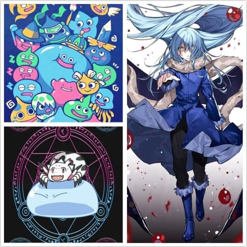 Canvas Painting Wall Art Shuna Anime Poster Rimuru Tempest Prints Home Decor For Bedroom Pictures Living Room Decoration