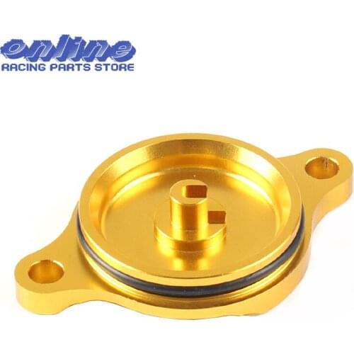 Motorcycle CNC Engine Oil Filter Cover Cap For SUZUKI RMZ 250 RMZ250 07-18 RMZ450 05-18 RMX450Z 2010-2017