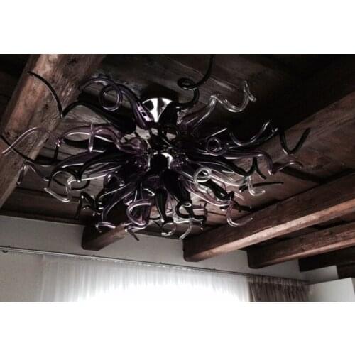 Tiffany European Dale Chihuly Style Hand Blown Murano Glass Chandeliers Lighting