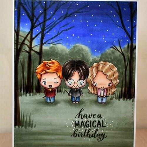 Boys Mood Clear Silicone Stamp Handmade DIY Card Photo Album Making Scrapbooking Template Embossing Stencil Craft