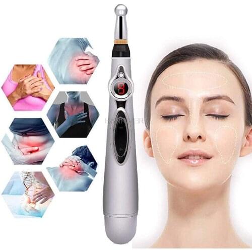 Body Massage Acupuncture Pen Electric Meridian Laser Therapy Instrument Energy Pen Pain Relief Tool