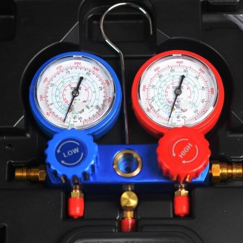 Double Table Valve Set Automobile Air Conditioner Plus Fluoridated Sleeve R134A Cold Media Fluoride Tool