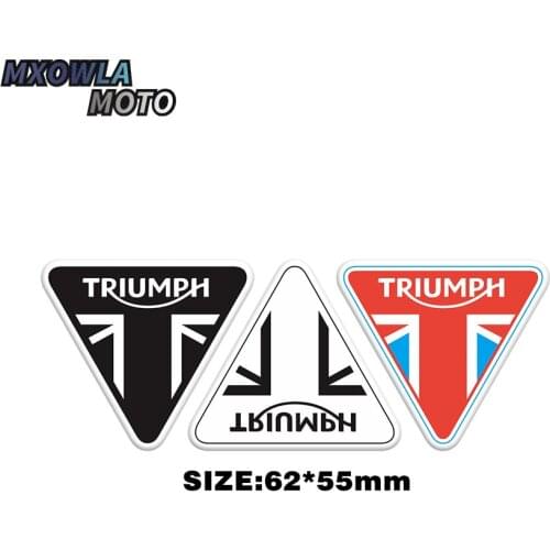 Motorcycle for Triumph Stickers Decals Trident 660 Street Triple 675 1050 Tiger 800 Bobber Daytona 675 Bonneville Tank Sticker