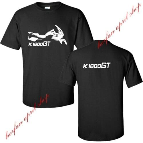 New Tee Shirt K1600Gt, K1600Gtl, K1600B Motorsport Men T-Shirt Double Side New Fashion Men Brand Clothing Summer Hip Hop T Shirt