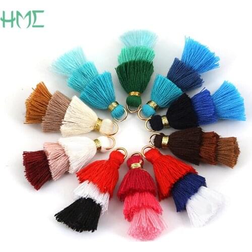 New arrival Colorful Women Young Girls Gifts Tassel Charms for DIY Earring Necklace Fashion Jewelry Findings Making