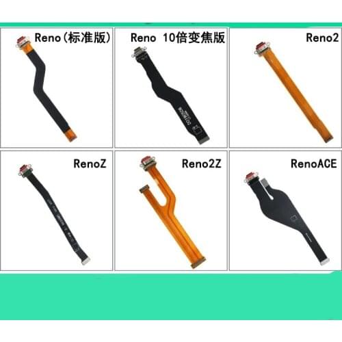 OPPO Reno2 10 renoZ 2Z RenoACE USB Charging Connector Microphone Headphone Jack PCB Board Smartphone Repair Part Flex Cable