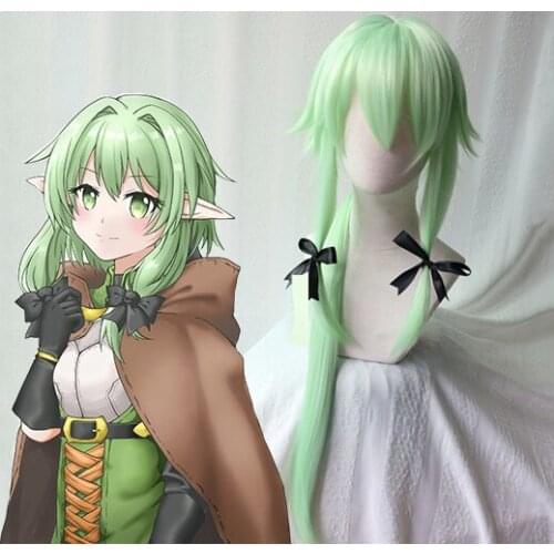 Anime Goblin Slayer Cosplay Wigs Elf Yousei Yunde Cosplay Wig Heat Resistant Synthetic Wig Halloween Carnival Party Cosplay Wig