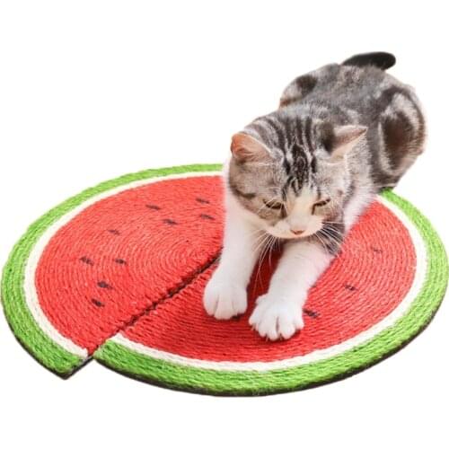 Cat Kitten Scratcher Board Pad Mats Sisal Pets Scratching Post Sleeping Mat Toy Claws Care Cats Furniture Products Suppliers