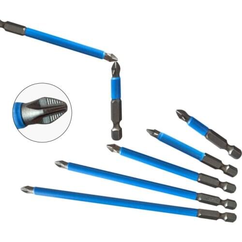 Anti-slip batch head strong magnetic cross hand drill anti-slip batch head electric screwdriver mouth screwdriver screwdriver