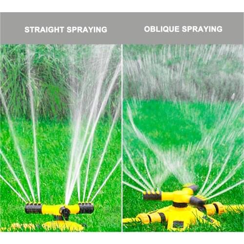 Garden Lawn Sprinkler Automatic 360 Degrees Rotation Water Sprinkler Garden Irrigation Lawn Watering Nozzle for Yard Water Gun