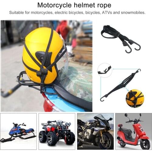 Motorcycle Luggage Net Helmet Strap Rope Bungee Cord Bandage Strapping Tape Adjustable Motorbike Elastic String Strap 1016