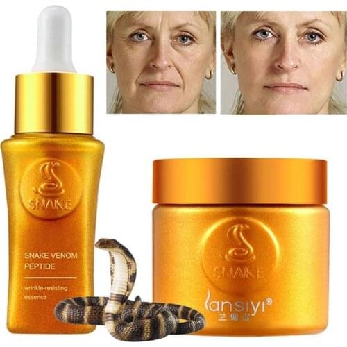 Snake Venom Serum Anti-wrinkle Essence Shrinks Pores, Removes Fine Lines, Whitens And Tightens, Anti-aging Skin Care