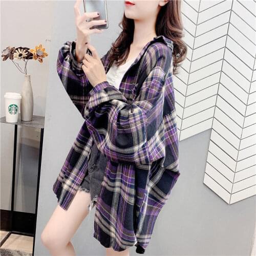 Spring And Autumn Fashion New Womens Versatile Korean Casual Loose Long Sleeve Sunscreen Lady Summer Thin Shirt Coat Top
