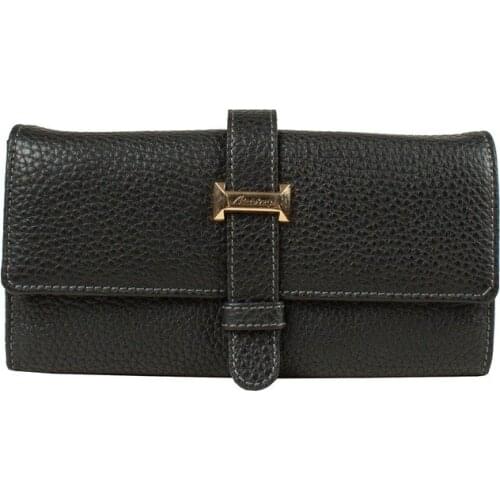 Matraş Womens Leather Wallet Black