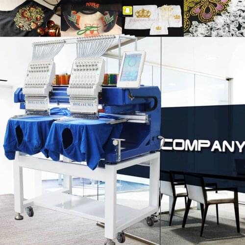 2 head computer embroidery machine prices / computerized embroidery machine price in india China