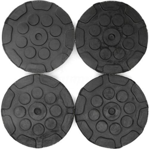 4pcs/lot Rubber Jacking Pad Anti-slip Protector Floor for Heavy Duty Round Lift Pads for Car Repair