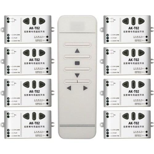 AK-T02 220V motor garage door/projection screen/shutters AC220V Digital display intelligent RF Wireless Remote Control switch