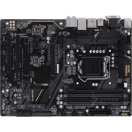 For Gigabyte GA-Z270-HD3P Original Used Motherboard Z270 Socket LGA 1151 DDR4 Support I7 6700K