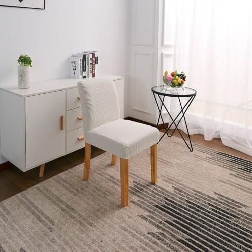 Stretch Low Short Back Dining Chair Cover Slipcovers for Club Wedding Kitchen