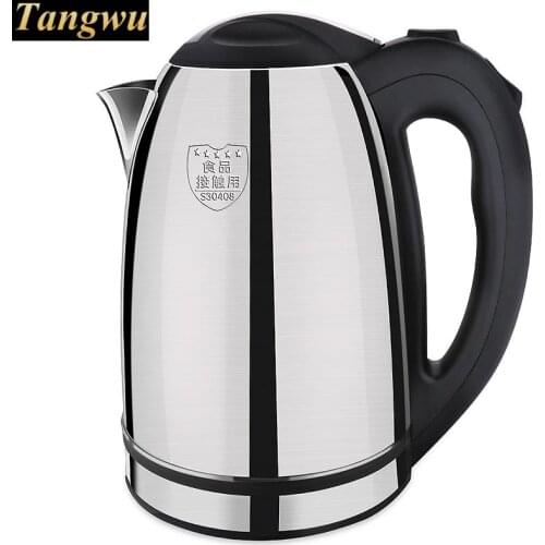 Electric kettle 304 stainless steel dormitory household cooking 3L large capacity quick pot
