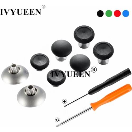 IVYUEEN Magnetic Thumbsticks Grips for Dualshock 4 PS4 Pro Controller Swap Analog Stick Kit For Playstation 4 Slim Gamepad