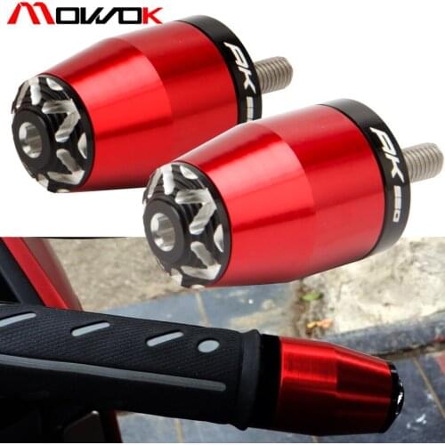 Motorcycle Accessories For KYMCO AK550 2017 2018 Handlebar Grips Bar Ends LOGO ak550