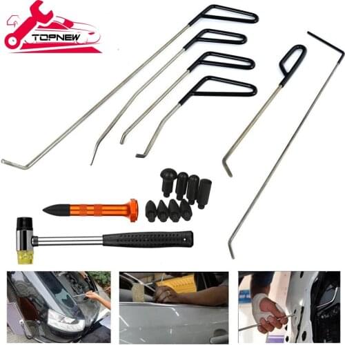 No Paint Dent Repair Car Dent Remover Kit Bar Hook Tool Hail Hammer Dent Remover for Car Hail Damage and Door Dings Repair