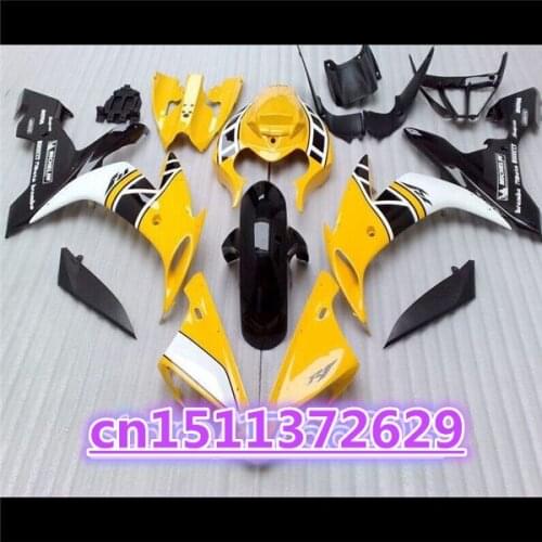 Bo 100%new Fairing kit for YZF R1 04 05 06 YZF-R1 04-06 YZF1000 yellow black YZF R1 2004 2005 2006 fairing parts