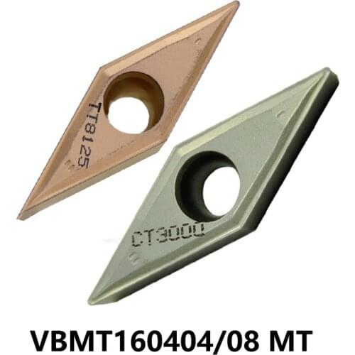 Original VBMT VBMT160404MT CT3000 160404MT 160408MT Turning Tools Cutting Carbide Inserts Lathe Cutter CNC Blade