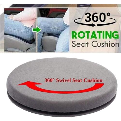 360 Degree Rotation Cushion Car Seat Foam Mobility Aid Chair Seat Revolving Cushion Swivel Car Foam Mat