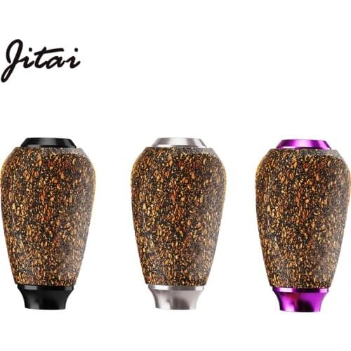 JITAI Fishing Reel Knob Wood Knobs Handle Replacement Parts for Daiwa/Shimano Baitcasting/Spinning Reel Accessory Bearing 7mm
