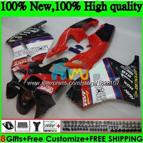 RVF400R NC30 For HONDA VFR400 R V4 VFR400R 91 92 93 94 88BS.0 RVF VFR 400 R NC35 400R 1991 1992 1993 1994 Fairing Red white blk