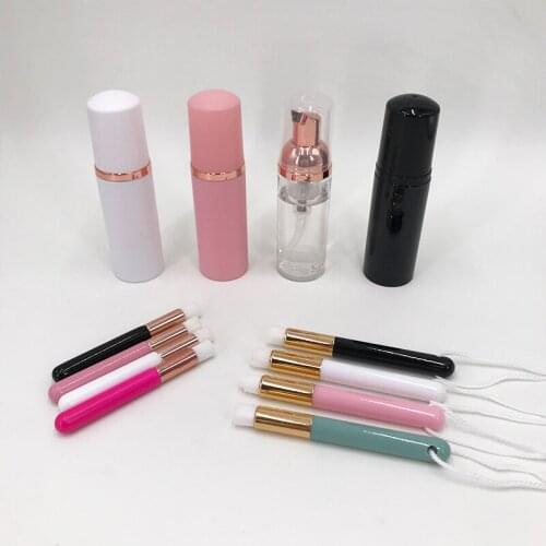 50ml Eyelash Shampoo Grafting Eyelashes Gentle Cleansing Mousse Foam No Stimulation Makeup Clean Eyelash Extension Glue Dropship