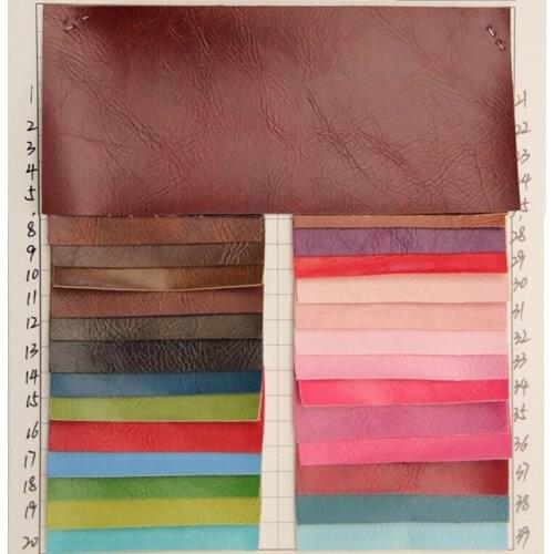 Synthetic leather fabric material oil striae artificial PVC leather for Bags, shoes, belts furniture, handbags