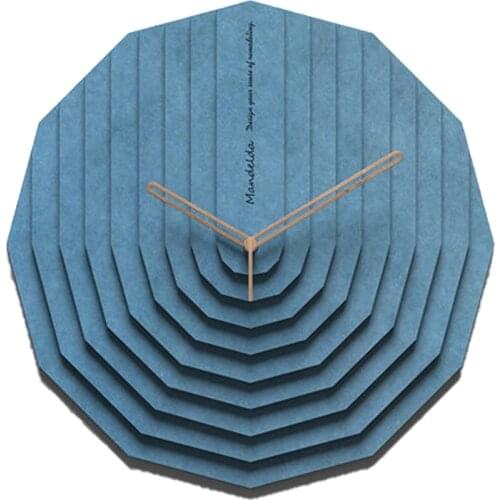 Light Luxury Nordic Clock Wall Vlock Living Room Simple Modern Personality Creative Mute Home Background Wall Decoration