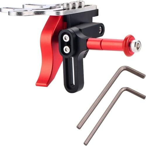 Photography Shutter Trigger Extension Lever Extend Mount Adapter for Dual Handle Tray Stabilizer Underwater Camera Housing Case