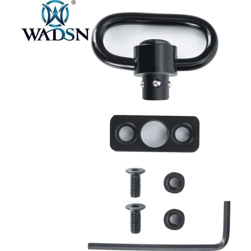WADSN Softair QD Sling Mount For Keymod Rail System Loop Push Button Base Attachment Adapter WME04032 Hunting Mounts Accessories